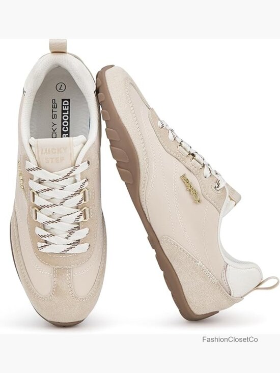 Shoes - Retro Fashion Sneakers - Lightweight Non Slip Walking Shoes - Lace Up Skate